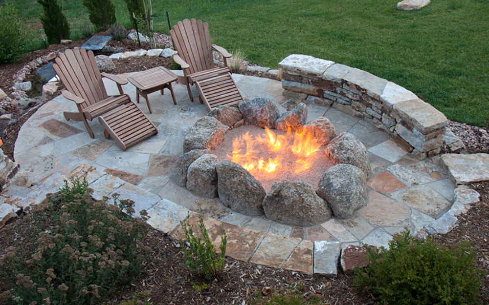 Fire Pit Installation In Elkhart, How To Make Clay Fire Pit
